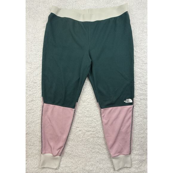 The North Face Colorblock Waffle Base Layer Pants Womens XL Thermal Knit Bottom - Picture 2 of 8